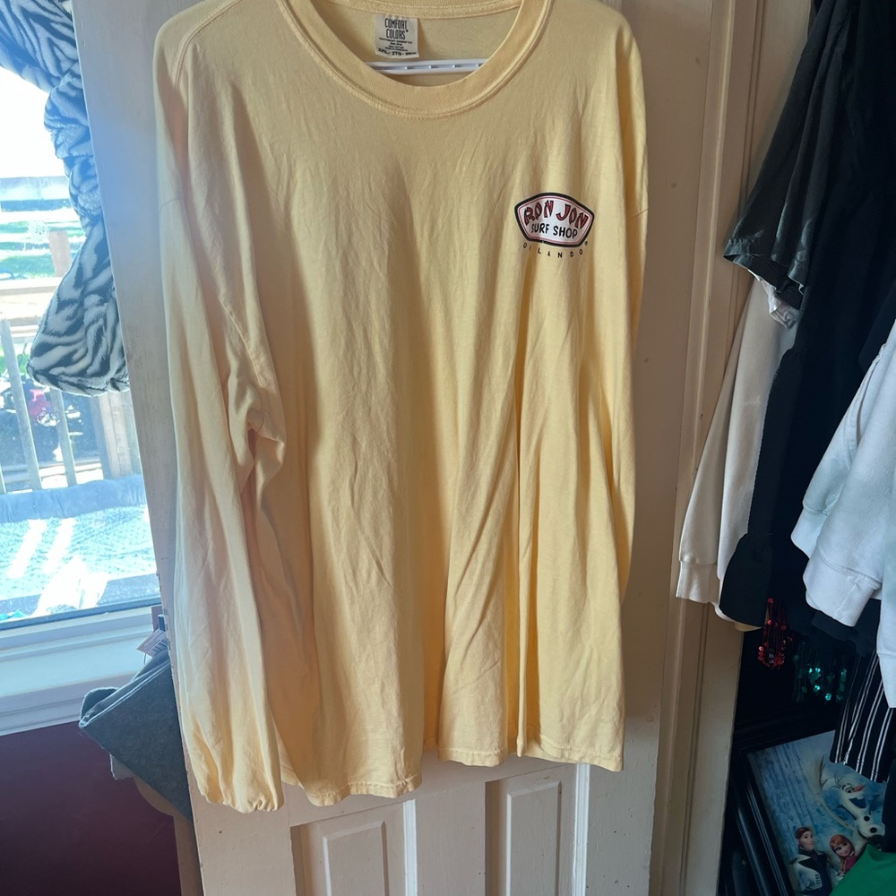 Ron Jon Surf Shop Yellow Long Sleeve Shirt
